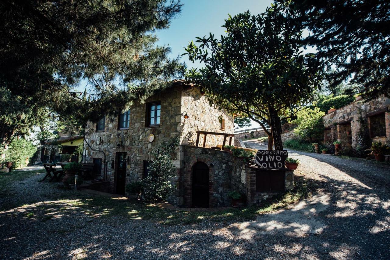 Agriturismo Il Noce Castiglione dʼOrcia Exteriör bild